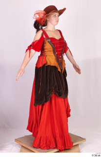  Photos Woman in Historical Dress 100 18th century a poses historical clothing whole body 0008.jpg